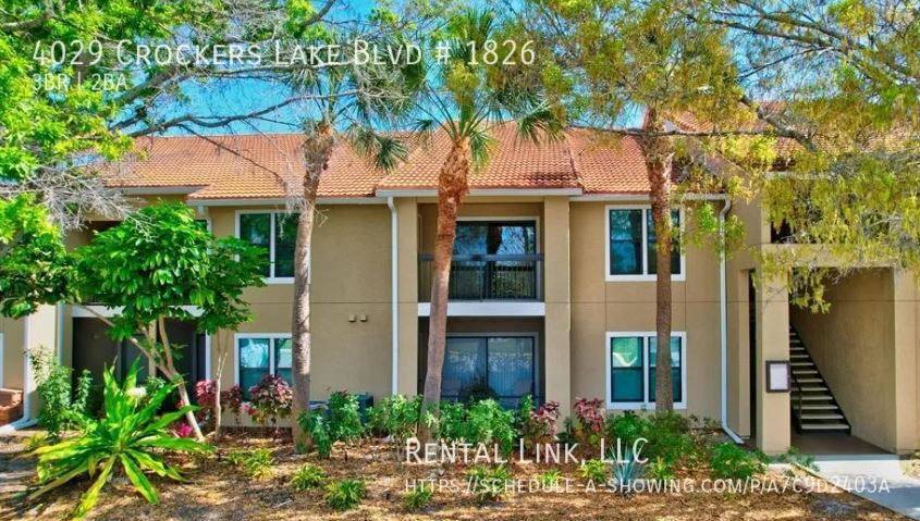 Condo for rent at 4029 Crockers Lake Blvd #1826, Sarasota, FL 34238
