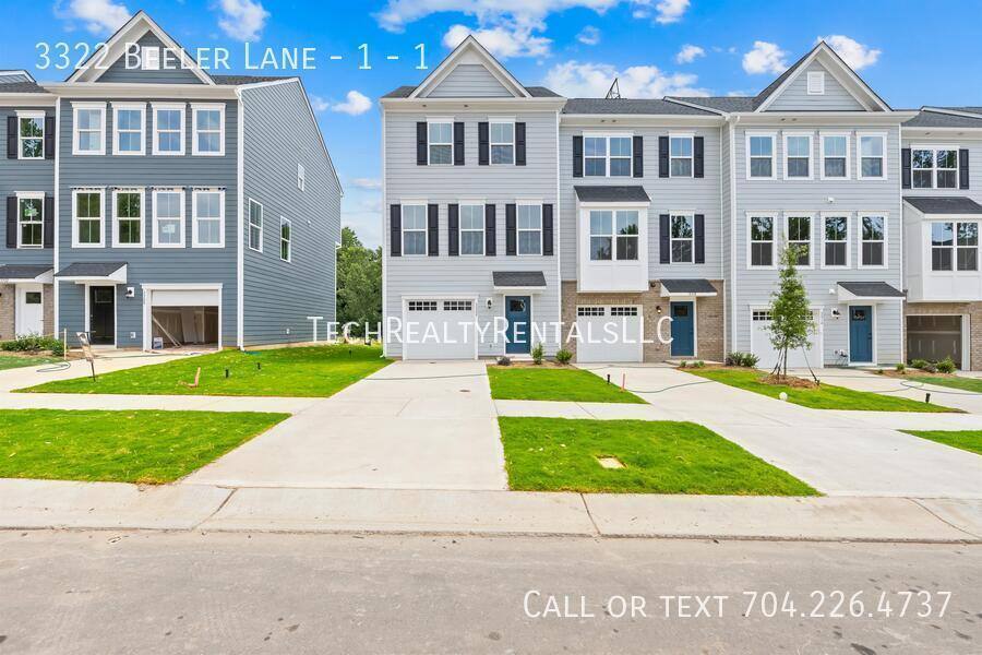 Townhouse for rent at 3322 Beeler Lane - 1 #1, Charlotte, NC 28208