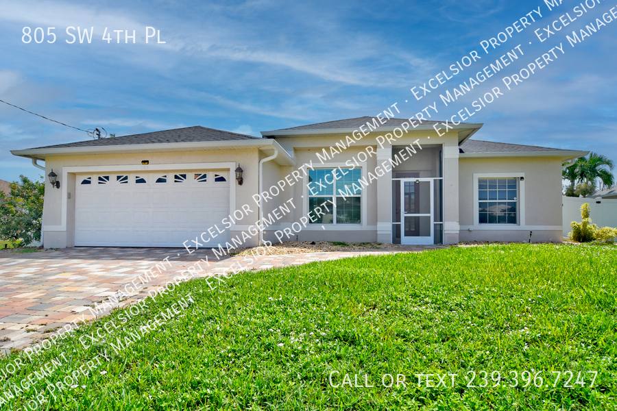 House for rent at 805 SW 4th Place, Cape Coral, FL 33991