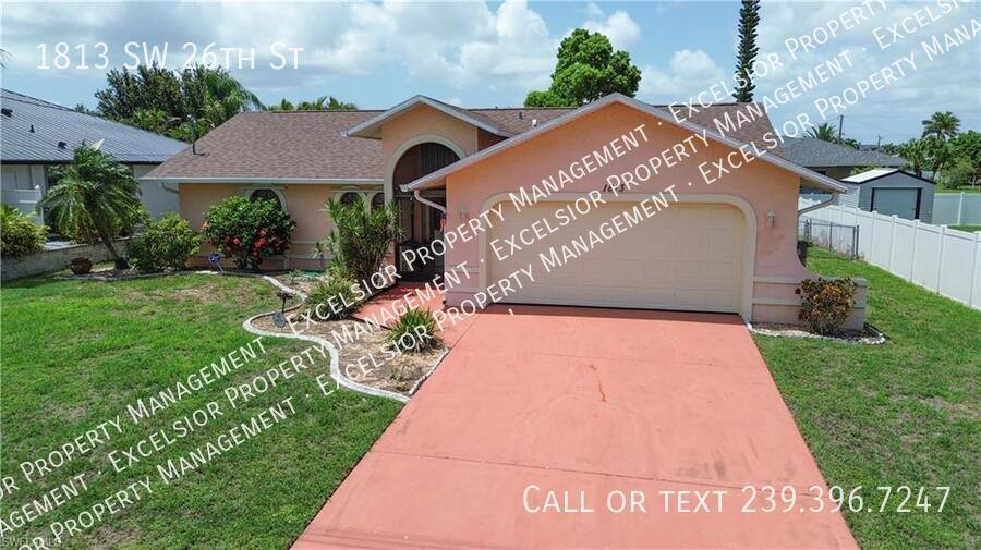 House for rent at 1813 SW 26th St, Cape Coral, FL 33914