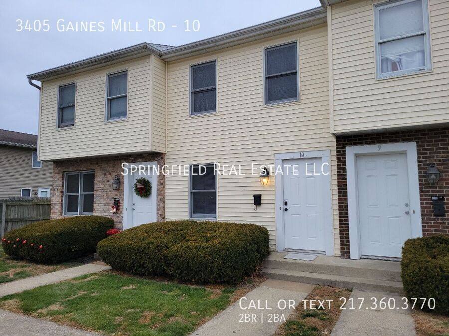 Townhouse for rent at 3405 Gaines Mill Rd #10, Springfield, IL 62704
