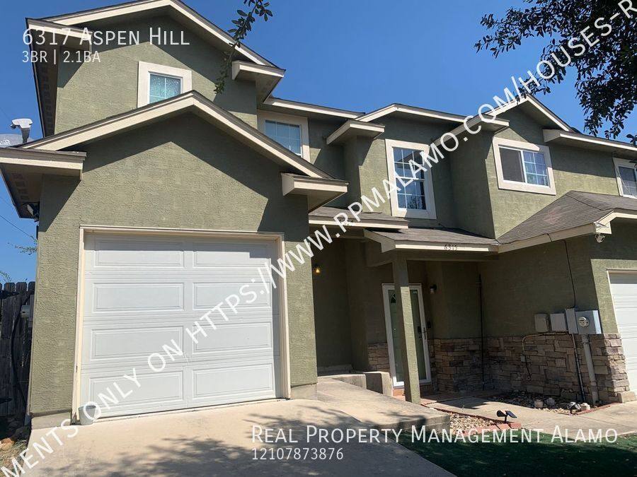 Townhouse for rent at 6317 Aspen Hill, San Antonio, TX 78238