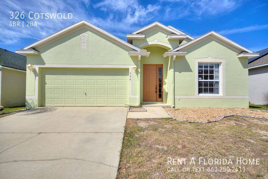 House for rent at 326 Cotswold, Davenport, FL 33837
