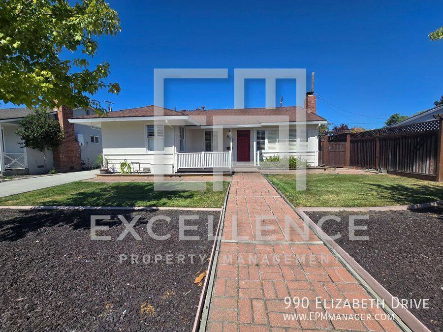 House for rent at 990 Elizabeth Dr, Santa Clara, CA 95050