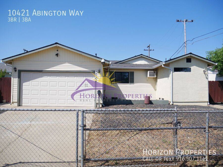 House for rent at 10421 Abington Way, Rancho Cordova, CA 95670