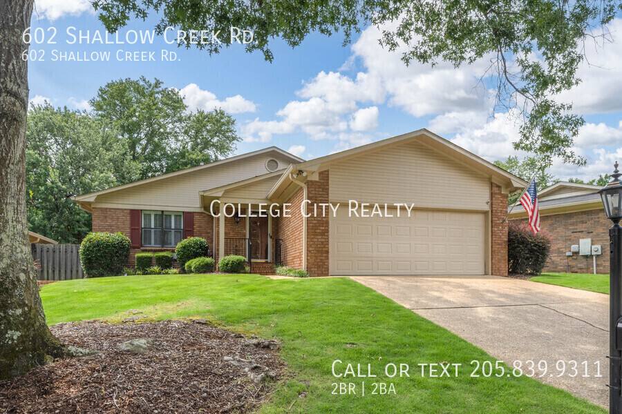 House for rent at 602 Shallow Creek Rd, Tuscaloosa, AL 35406