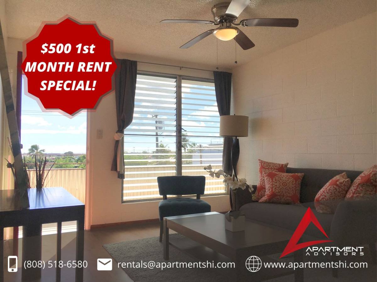 Apartment for rent at 1218 N School St #3C, Honolulu, HI 96817