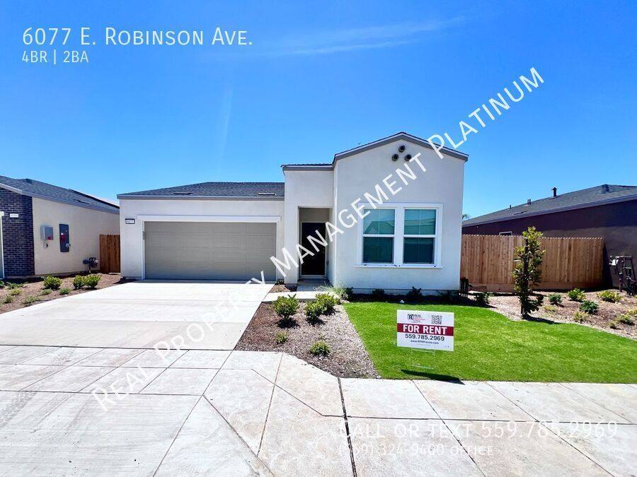 House for rent at 6077 E Robinson Ave, Fresno, CA 93727