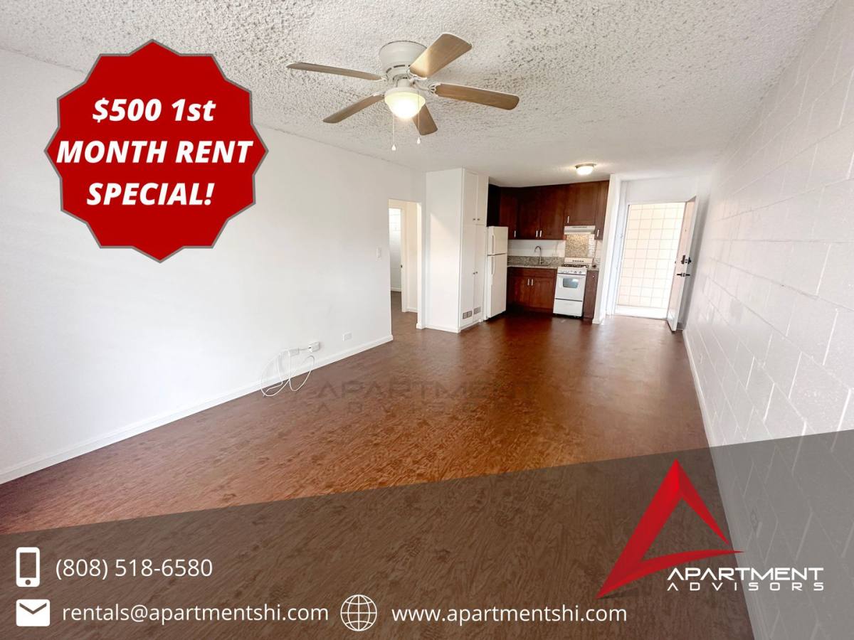 Apartment for rent at 1130 Hassinger St #3G, Honolulu, HI 96822