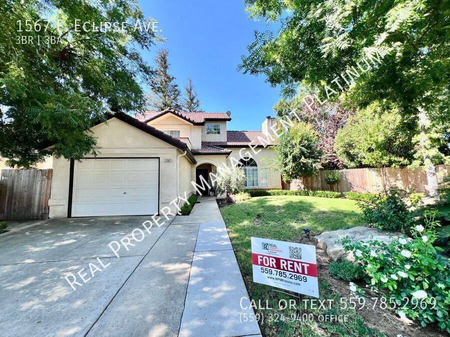 House for rent at 1567 E Eclipse Ave, Fresno, CA 93720