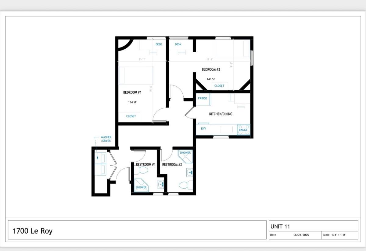 Apartment for rent at 1700 Leroy Ave #2B2B, Berkeley, CA 94709