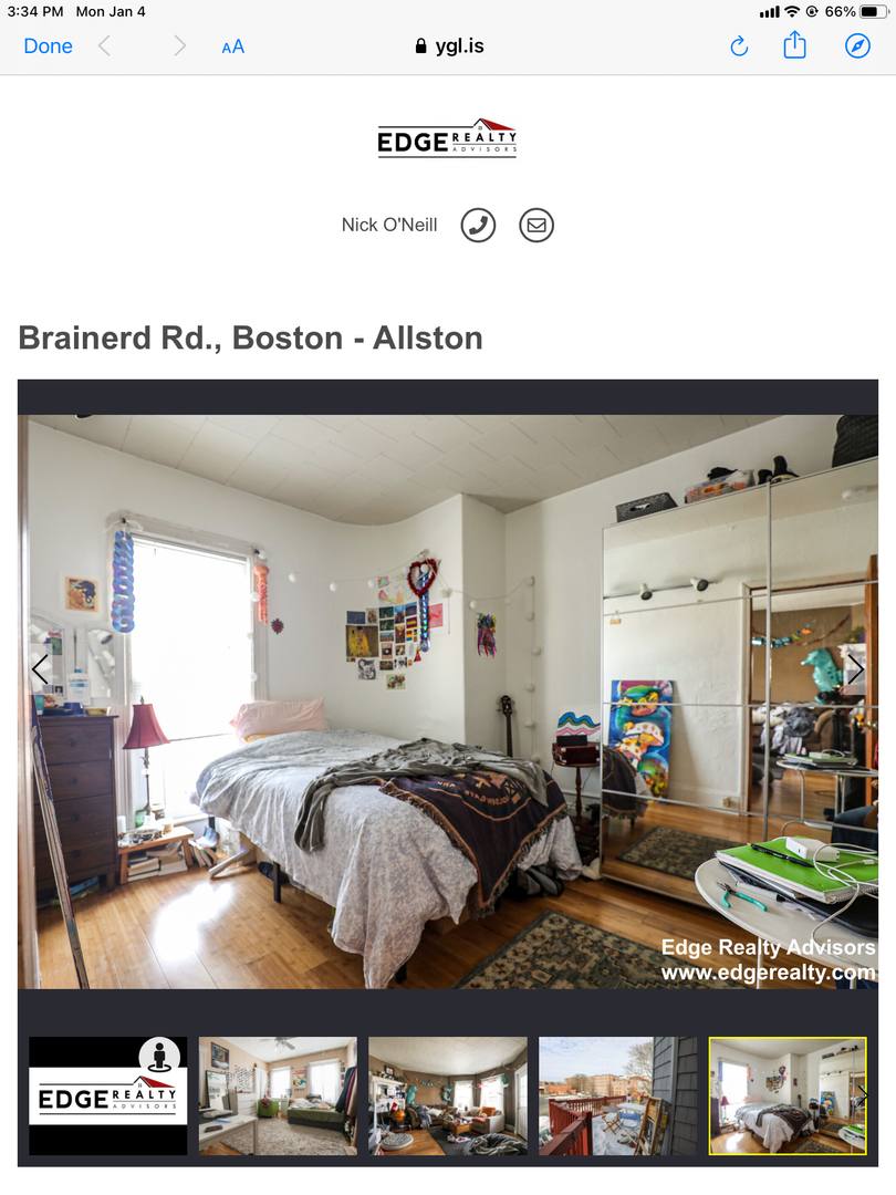 Apartment for rent at 10 Brainerd Rd #40R, Allston, MA 02134