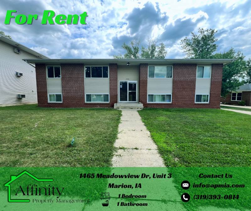 Apartment for rent at 1465 Meadowview Dr #3, Marion, IA 52302