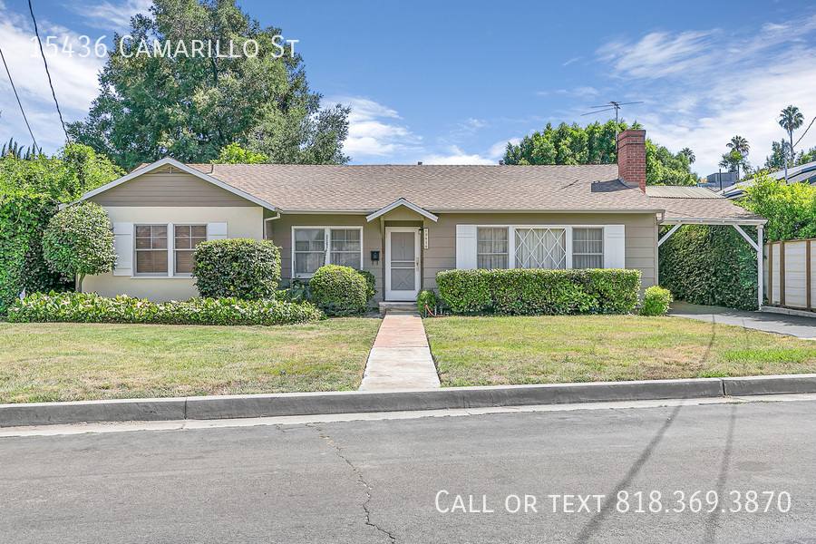 House for rent at 15436 Camarillo St, Sherman Oaks, CA 91403