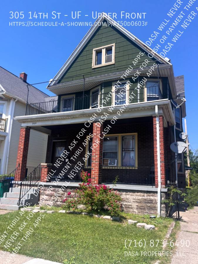 Apartment for rent at 305 14th St #UF-UPPER Front, Buffalo, NY 14213