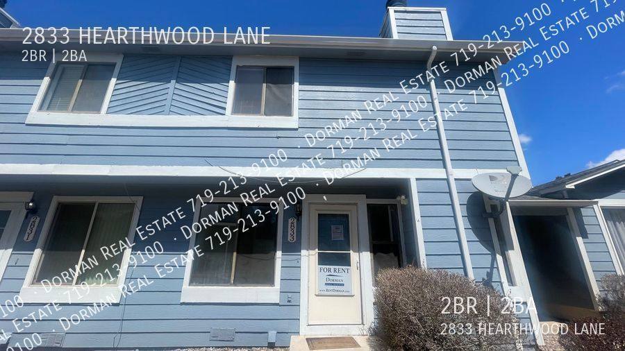 Townhouse for rent at 2833 Hearthwood Lane, Colorado Springs, CO 80917