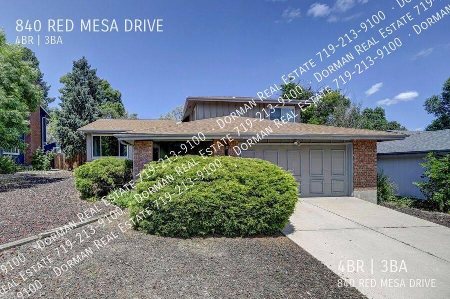 House for rent at 840 Red Mesa Dr, Colorado Springs, CO 80906