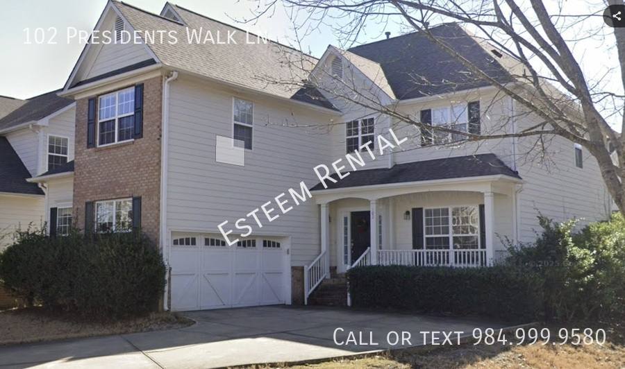 House for rent at 102 Presidents Walk Lane, Cary, NC 27519
