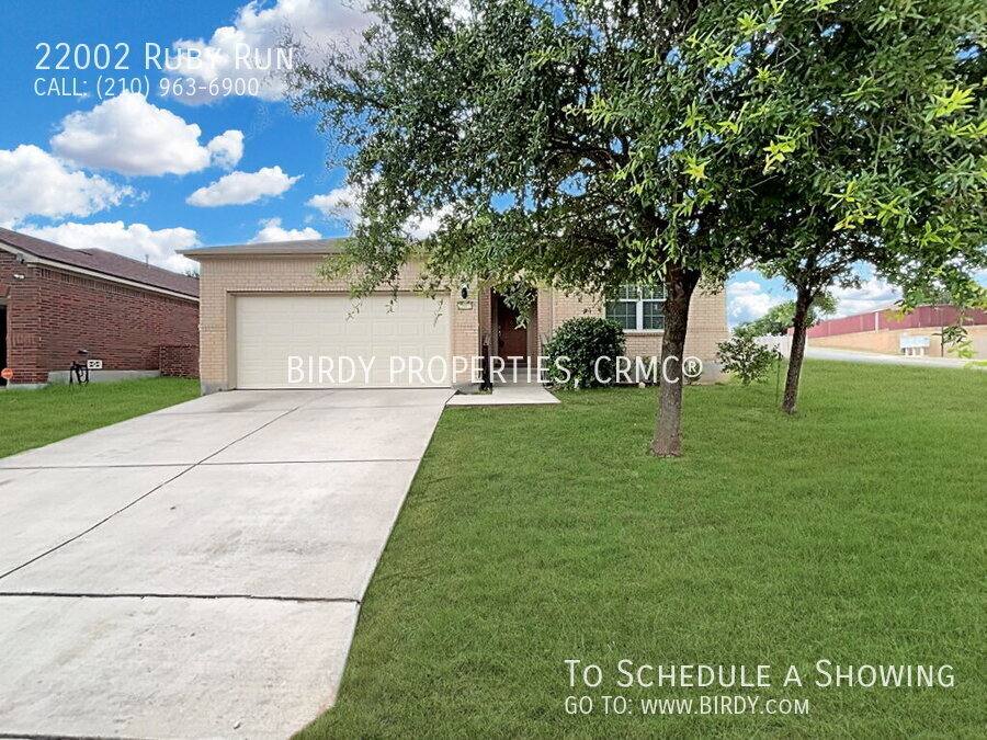 House for rent at 22002 Ruby Run, San Antonio, TX 78259