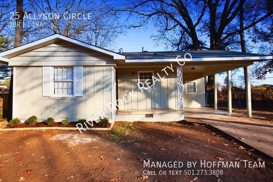 House for rent at 25 Allyson Circle, Little Rock, AR 72209