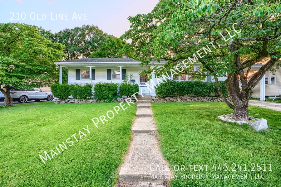 House for rent at 210 Old Line Ave, Laurel, MD 20724