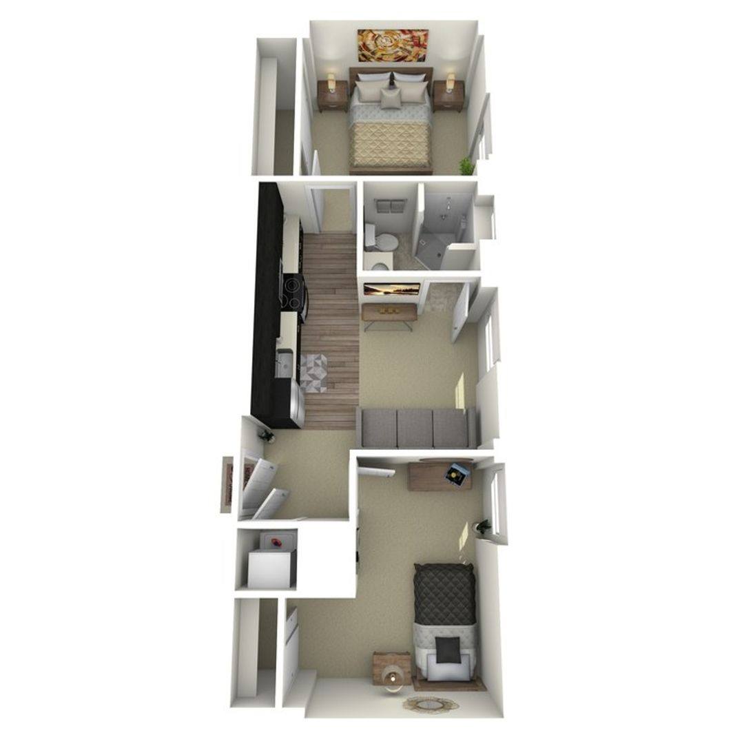 Apartment for rent at 1715 N St, Merced, CA 95340