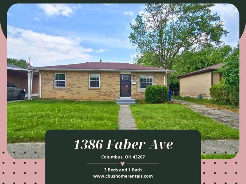 House for rent at 1386 Faber Ave, Columbus, OH 43207