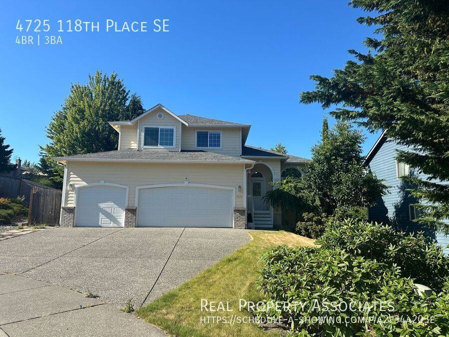 House for rent at 4725 118th Place SE, Everett, WA 98208