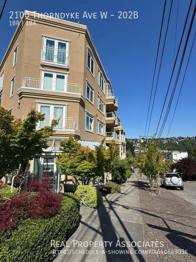 Condo for rent at 2100 Thorndyke Ave W #202B, Seattle, WA 98199
