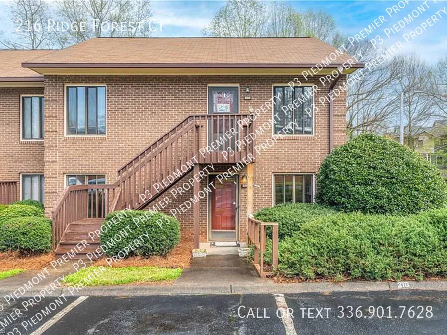 Condo for rent at 216 Ridge Forest Court, Winston Salem, NC 27104