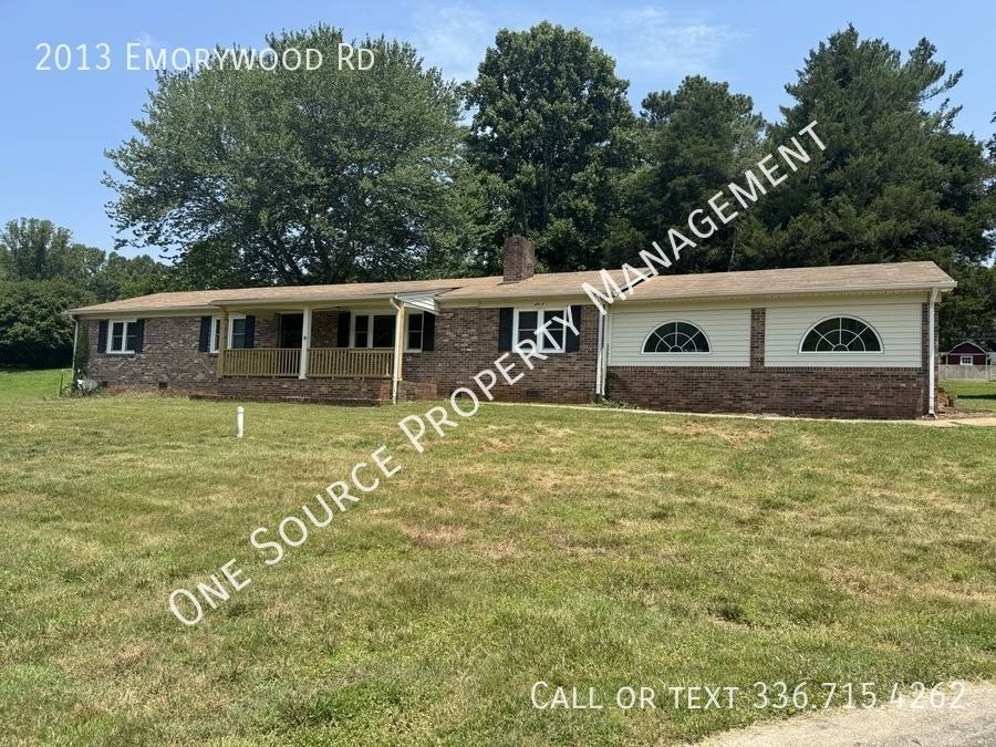 House for rent at 2013 Emorywood Rd, Rural Hall, NC 27045