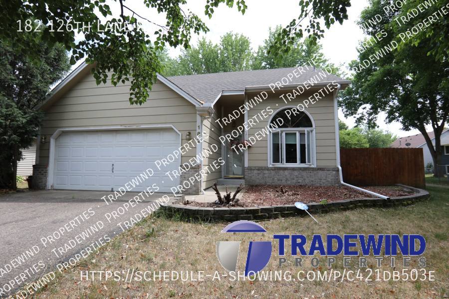 House for rent at 182 126th Lane NW, Minneapolis, MN 55448