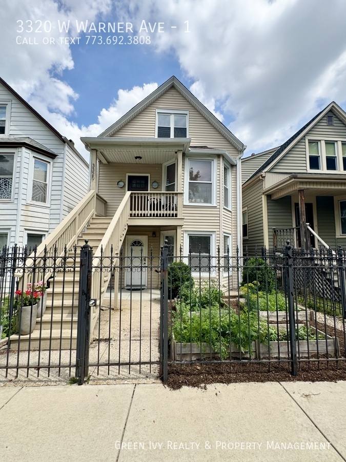Apartment for rent at 3320 W Warner Ave #1, Chicago, IL 60618