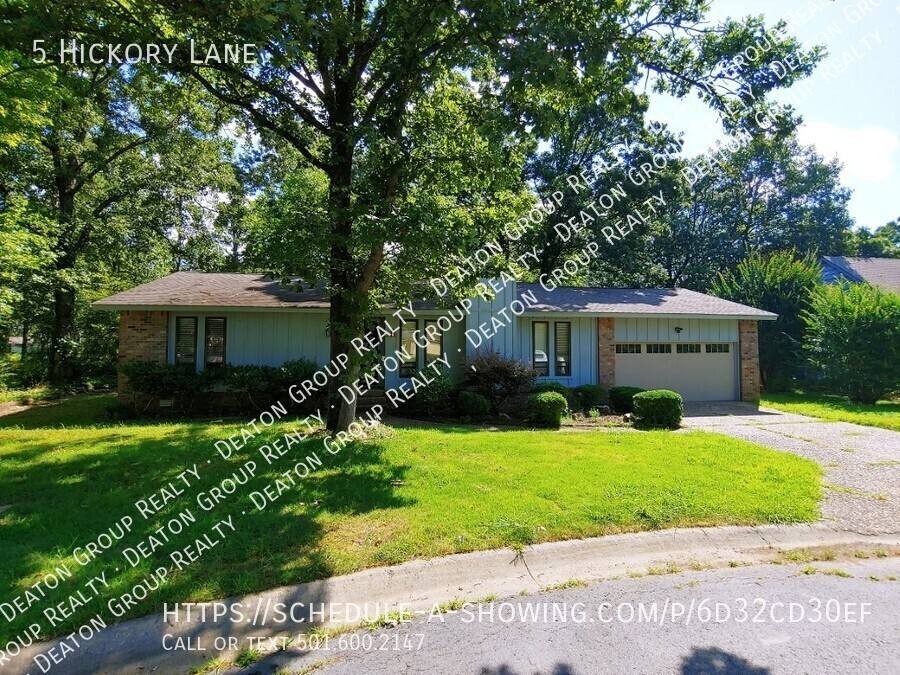 House for rent at 5 Hickory Lane, Maumelle, AR 72113