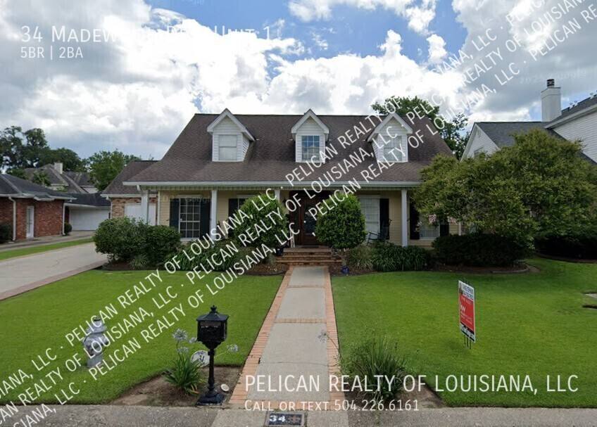 House for rent at 34 Madewood Dr #1, Marrero, LA 70072