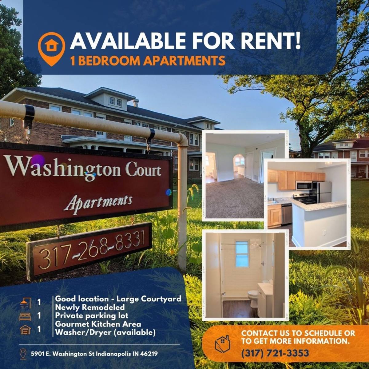 Apartment for rent at 5901 E Washington St, Indianapolis, IN 46219