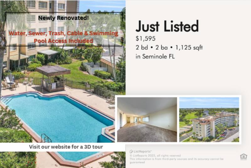 Apartment for rent at 8950 Park Blvd, Seminole, FL 33777