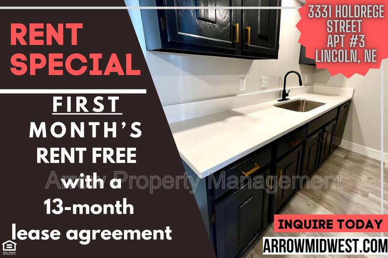 Apartment for rent at 3331 Holdrege St #3, Lincoln, NE 68503