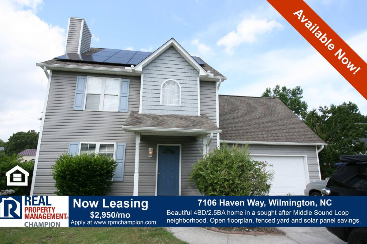 House for rent at 7106 Haven Way, Wilmington, NC 28411