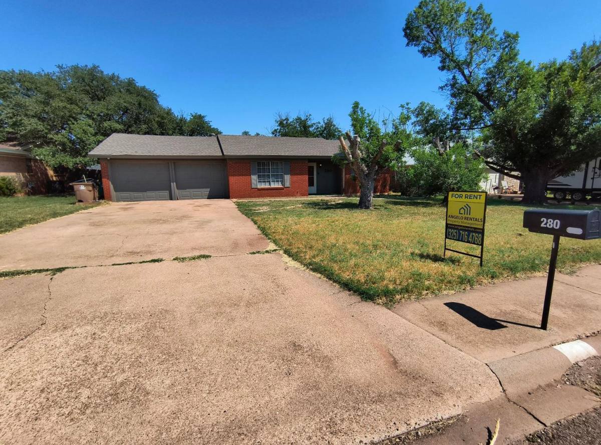 House for rent at 280 Glenna Dr, San Angelo, TX 76901