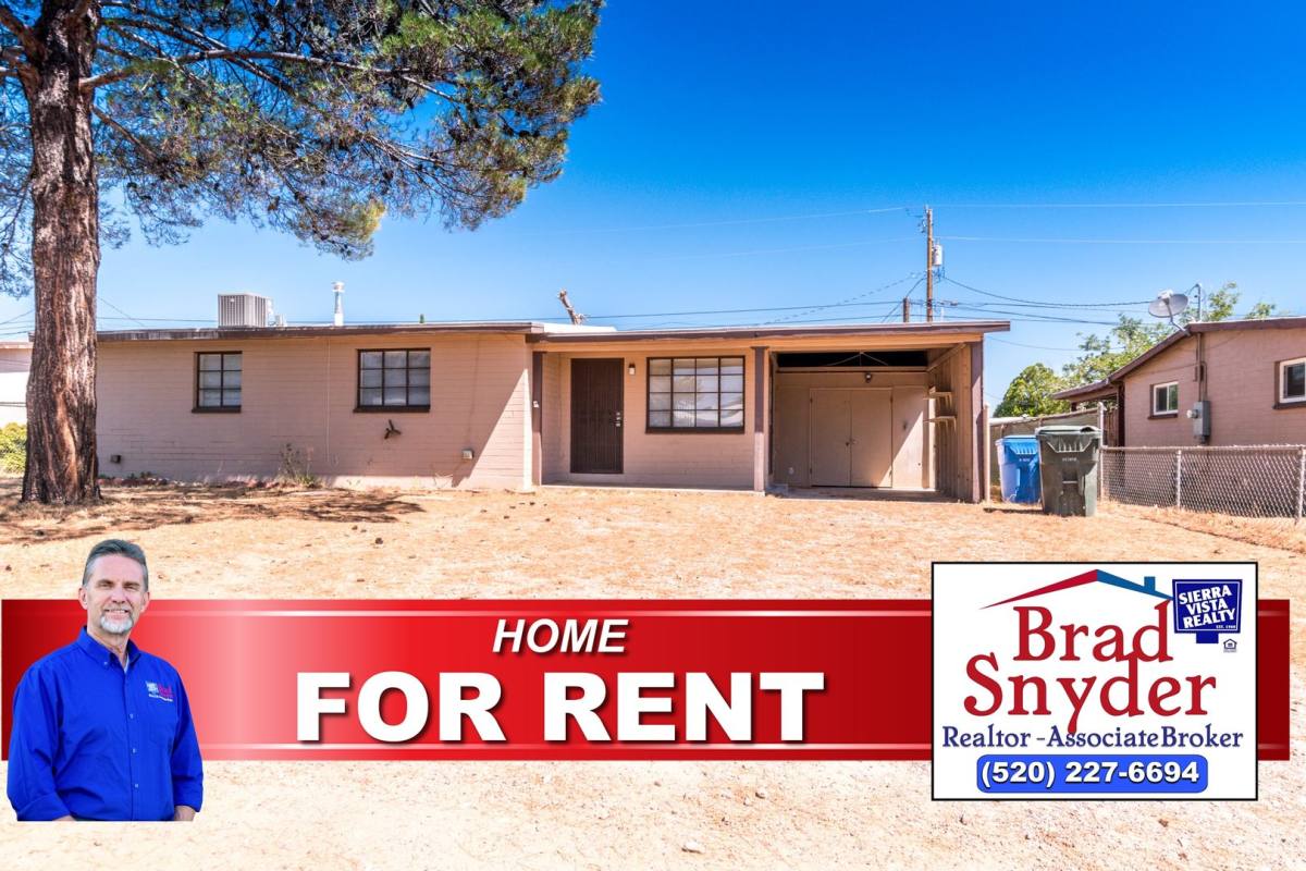 House for rent at 281 Steffen St, Sierra Vista, AZ 85635