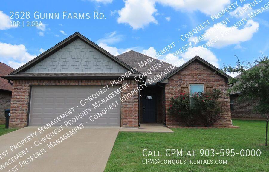 House for rent at 2528 Guinn Farms Rd, Tyler, TX 75707