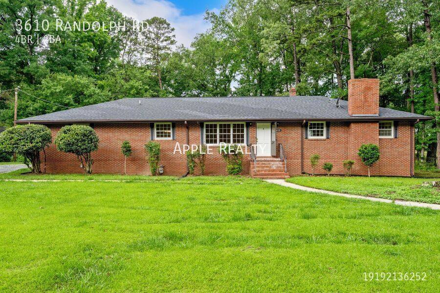 House for rent at 3610 Randolph Rd, Durham, NC 27705