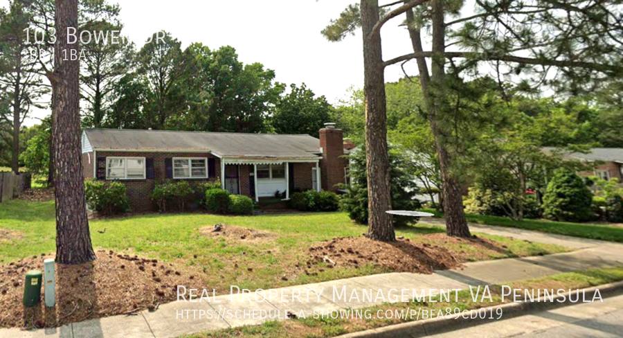 House for rent at 103 Bowen Dr, Hampton, VA 23666