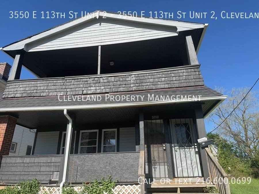 Apartment for rent at 3550 E 113th St #2, Cleveland, OH 44105