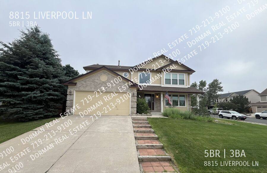 House for rent at 8815 Liverpool Lane, Colorado Springs, CO 80920