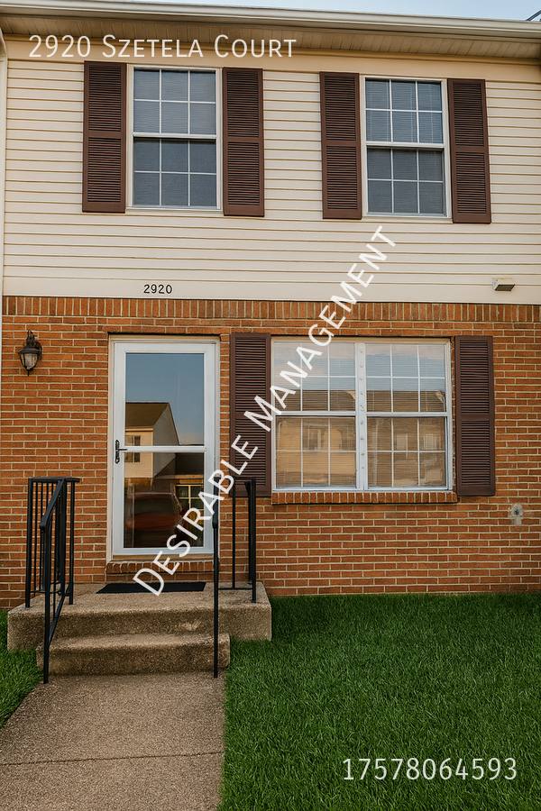 Townhouse for rent at 2920 Szetela Court, Hampton, VA 23666