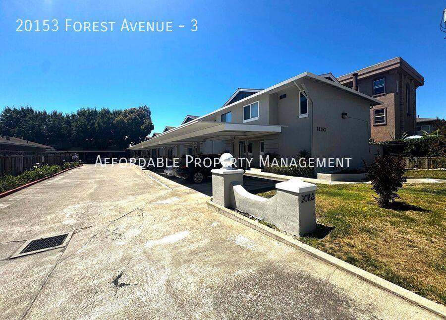 Townhouse for rent at 20153 Forest Ave #3, Castro Valley, CA 94546