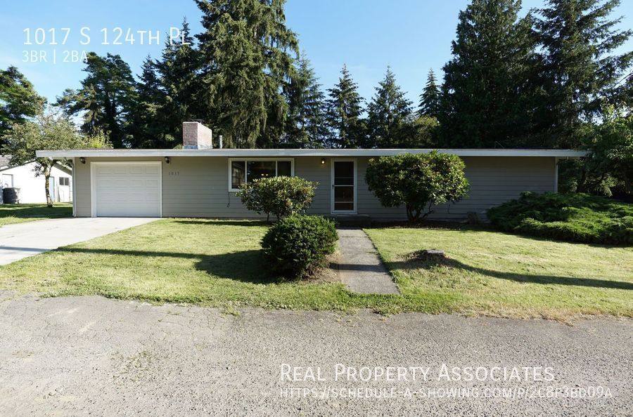 House for rent at 1017 S 124th Place, Seattle, WA 98168