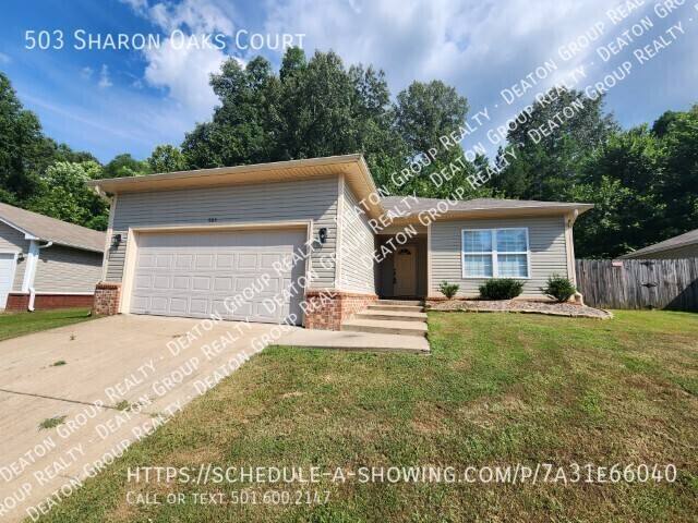 House for rent at 503 Sharon Oaks Court, Benton, AR 72019